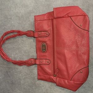 TREVISO Pleather Coral Purse